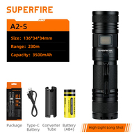 Lampe torche multifonctionnelle étanche à zoom réglable, haute luminosité, haute qualité, 1500 lumens, longue durée, rechargeable par USB, 5 fonctions