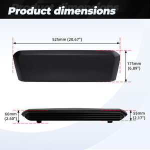Toyota Tacoma Hood <b>Vent</b> Intake 7618104900 For 16-22 Retrofit Upgrade <b>Black</b> Exterior Tuning Part - Product Image 3