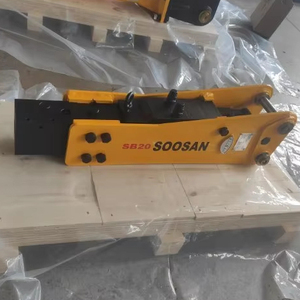 Soosan Series Top Type Hydraulic <b>Hammer</b> for 1.0-2.5 Ton Mini Excavator | CE Certified <b>Rock</b> Breaker for Construction - Product Image 1