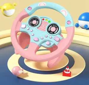 Niños Musical desarrollo juguetes educativos coche conducción volante juguete niños divertido fingir juguetes educativos