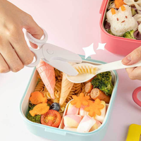 Boîte à lunch à 2 compartiments, chauffable au micro-ondes, de qualité alimentaire, résistante aux hautes températures, scellée, grande capacité, pour le camping