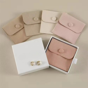 Microfiber Pouch Insert Set for Jewelry Boxes Box Bag with <b>Drawer</b> for Bracelet Necklace Earring Jewelry Plus Packaging - Product Image 4