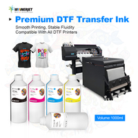 Tinta Putih Premium Dtf 1000ml untuk Epson I3200 XP600 I1600 4720 Pigment Transfer Tekstil