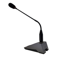 Micrófono de Conferencia FHB DMIC-G Dante Gooseneck PoE 24Bit 48kHz 48V Phantom con Control de Ganancia de 4 Niveles