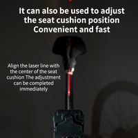 Outil d'alignement laser pour vélo, directement de l'usine, pour maintenir l'alignement du guidon et de la selle