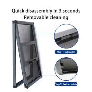 Cửa lưới chống muỗi cửa nhôm màn trập màn hình lưới cửa sổ với lưới chống muỗi bằng thép không gỉ - Product Image 4