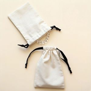 High-End Cotton Drawstring <b>Dust</b> <b>Bag</b> Custom Logo Luxury Packaging for Jewelry Purse & Gift Presentation - Product Image 5