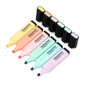 Marcadores Fluorescentes de Colores Brillantes al por Mayor, con Punta Plana Oblicua, para Uso Escolar en Papel y Materiales Plásticos - Product Image 2