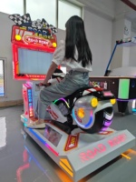 Simulateur de course automobile pour enfants Road Rider, borne d'arcade à monnayeur pour centre commercial