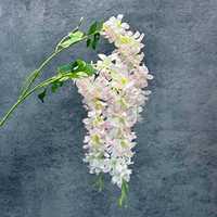 Hängende Künstliche Glyzinienblüten, Künstliche Blumenornamente für Hotel, Zuhause, Hochzeitsdekoration, Grenzüberschreitende Dekoration