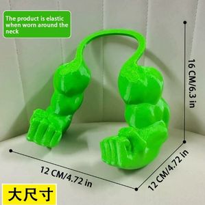 Accesorios <span class=keywords><strong>para</strong></span> mascotas con impresión en 3D <span class=keywords><strong>para</strong></span> gatos, compañero <span class=keywords><strong>para</strong></span> deportes y entretenimiento, características del brazo de <span class=keywords><strong>Hulk</strong></span> - Product Image 3