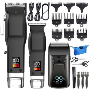 DOODA Prezzo di Fabbrica Kit Macchina Tagliacapelli Cordless Professionale Barbiere a Casa <span class=keywords><strong>Rasoio</strong></span> Elettrico 3 in 1 Set Tagliacapelli <span class=keywords><strong>Regolabarba</strong></span> - Product Image 5