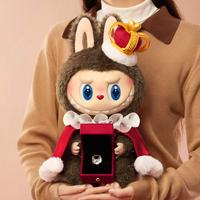 100% authentique POPMART LABUBUS MONSTRES Let's Checkmate série roi vinyle PVC peluche poupée douce Figure Anime poupée Collection jouets