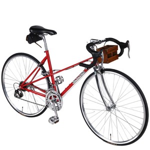 Vélo de route 26 pouces, cadre en alliage d'aluminium, fourche rigide, style classique avec panier pour adultes - Product Image 1