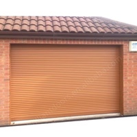 Volet roulant moderne antivol en acier et alliage d'aluminium pour porte de garage Mécanisme de verrouillage renforcé Contrôle automatique Villa thermique