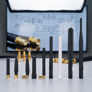 Antena de Goma Tipo Pato SMA RP-SMA Macho de Alta Ganancia 0 1 2 3 4 5 7 8 9 dBi para <span class=keywords><strong>WiFi</strong></span> 2.4GHz 5.8GHz 4G 5G Lte 315 433 450 470 868 915 MHz - Product Image 1