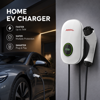 Chargeur de véhicule électrique mural monophasé Amppal 7 kW 32 A avec câble de 5 m pour usage domestique, norme GB/T, chargeur AC pour voiture électrique