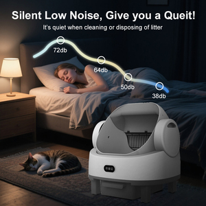 2026 xu hướng mới Mùi miễn phí ứng dụng điều khiển tự động Mèo Hộp xả rác với cảm biến an toàn tự làm sạch hộp xả rác cho nhiều mèo - Product Image 3