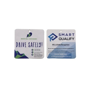 OEM Logo Square Paper Air Fresheners for Promotional & Business <b>Gifts</b> - Product Image 1