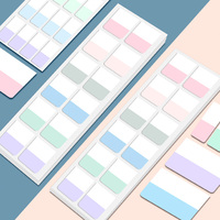 Bas quantité minimale de commande clair PET étanche Transparent autocollants étiquette diviseur drapeau Notes auto-adhésif bloc-notes 60 120 240 bloc-notes
