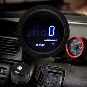 Novo Tacômetro Digital Yomiracing 2" (52mm) 12V com LED Azul para Carros a Gasolina de <span class=keywords><strong>4</strong></span>/<span class=keywords><strong>6</strong></span>/8 Cilindros, Garantia de <span class=keywords><strong>6</strong></span> Meses - Product Image 6