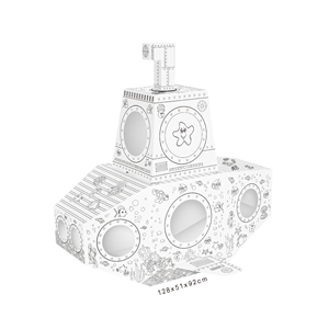 激安卸売 3Dパズル潜水艦模型 面白い塗り絵おもちゃ 子供向け教育的描画ゲーム 5～7歳向け - Product Image 2