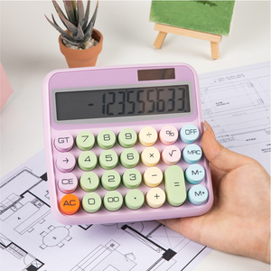 เครื่องคิดเลขตั้งโต๊ะ12หลักเครื่องคิดเลขพลังงานคู่แบตเตอรี่พลังงานแสงอาทิตย์เครื่องคิดเลขอิเล็กทรอนิกส์เดสก์ท็อปออฟฟิศ - Product Image 6