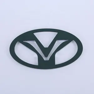 Emblemi automatici di Design personalizzato di alta qualità in plastica cromata ABS emblema per Auto personalizzato automobilistico emblemi durevoli Logo Auto