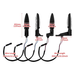 Indicatori di Direzione a LED per Moto <span class=keywords><strong>BMW</strong></span> S1000XR R1200R R1200GS K1200R K1300R F800S F800R F800GS Luce Anteriore e Posteriore - Product Image 5