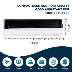 Imprimante mobile 210 mm Mini A4 Thermique Sans fil Portable pour téléphone mobile Android IOS - Product Image 4