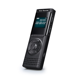 802 ABS Plastic Recorder | MP3/WAV Format | Monochrome LCD with External Speaker - Product Image 4