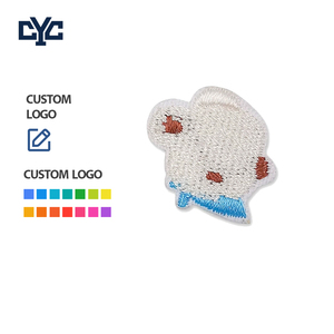 Parches Bordados de Conejo <span class=keywords><strong>Blanco</strong></span> de Dibujos Animados, Lindos, Multicolor, de Tela de Sarga, Mini Insignias Bordadas de Conejito, Logotipo Personalizado, Apliques para Coser - Product Image 1