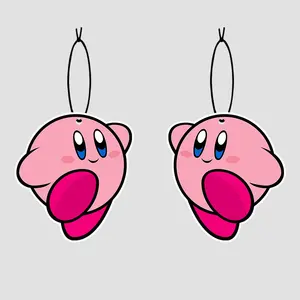 Großhandel benutzer definierte Geruch gedruckt rosa Kirby Autoer frischer Cartoon hängenden Papier Lufter frischer