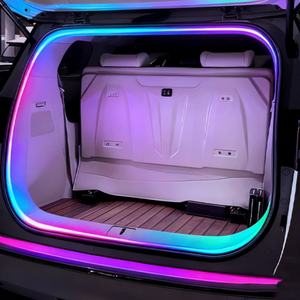 Bande lumineuse LED RGB universelle de 4 m pour coffre, éclairage <span class=keywords><strong>d</strong></span>'ambiance, <span class=keywords><strong>d</strong></span>écoration, éclairage de coffre arrière - Product Image 5