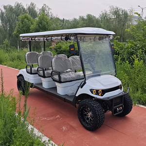 मिनी लक्जरी पुरानी इलेक्ट्रिक क्लासिक गोल्फ कार्ट 4 यात्री 6 सीट 8 सीट - Product Image 1