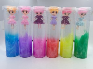 Ensemble de slime princesse, slime transparent en 6 couleurs néon, extra-extensible, jouet anti-stress DIY, sans BPA et sans danger pour les enfants - Product Image 4