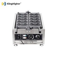 Machine à gaufres commerciale en forme de crabe, électrique, antiadhésive, pour Taiyaki, en acier inoxydable