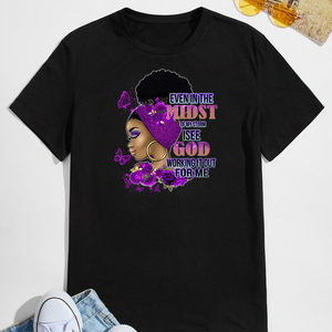 Diseños de Transferencia Térmica DTF Personalizados al por Mayor de Mujer Afroamericana para Camisetas - Product Image 3