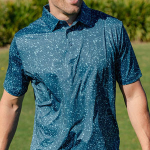शर्ट कस्टम पॉलिएस्टर के लिए नए डिजाइन पुरुषों की औपचारिक ठोस बुना हुआ गोल्फ - Product Image 2