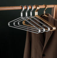 Cintres en aluminium robustes de haute qualité pour vêtements, vente en gros d'usine, best-seller