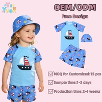 Ensemble de maillots de bain graphiques UPF 50 personnalisés pour enfants (garçons et filles), bébés et tout-petits, fabricant de maillots de bain et bikinis pour enfants