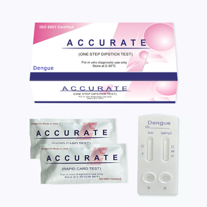 Kit de test rapide en cassette DEEPBLUE Diagnostic Dengue IgG/IgM NS1, précision de 99 %, temps de lecture de 15 minutes, sérum/plasma/sang total - Product Image 2