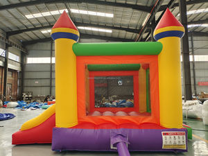 Castillo Inflable Comercial <span class=keywords><strong>de</strong></span> PVC, Casa <span class=keywords><strong>de</strong></span> Brinco Inflable para Adultos y Niños <span class=keywords><strong>con</strong></span> Tobogán, Tamaño Personalizado, Material <span class=keywords><strong>de</strong></span> PVC - Product Image 5