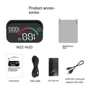 جهاز عرض رقمي ذكي عالمي M16 بشاشة OLED لعرض السرعة مع عرض درجة حرارة المياه عبر OBD للمركبات وملحقات السيارات مع نظام تحديد المواقع - Product Image 4