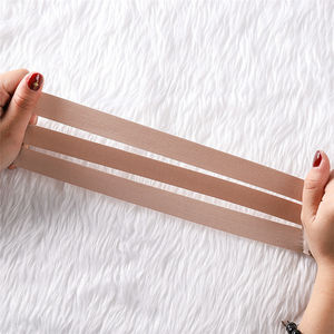 Sujetador inalámbrico transpirable de una pieza sin costuras con copa completa para mujer, sin espalda, sin tirantes, con almohadilla antideslizante y pecho envuelto en hilo - Product Image 3