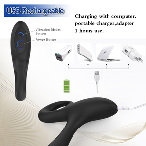Massaggiatore Prostatico <span class=keywords><strong>per</strong></span> Uomini con 10 Modalità di Vibrazione, Ricaricabile USB, Impermeabile, in Silicone, Plug Anale Vibrante - Product Image 5