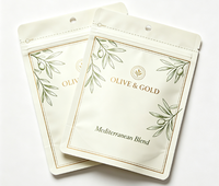 Sachet personnalisé imprimé à trois soudures avec fermeture éclair et trou de suspension, en Mylar holographique, qualité alimentaire, pour salades, bonbons, snacks