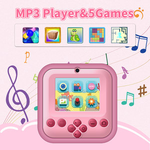 Divertente Mini <span class=keywords><strong>Fotocamera</strong></span> Cartoon con Schermo da 2,36 Pollici, Doppia Lente, Videogiochi, <span class=keywords><strong>Videocamera</strong></span> Digitale per Bambini con Giochi <span class=keywords><strong>e</strong></span> MP3 - Product Image 4