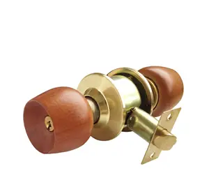 zhongshan round Stainless Steel Wood High Security ANSI Grade 2 3 Tubular Cylindrical house door handle Knob Lock set