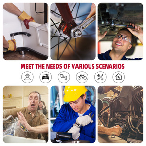 Biểu Tượng Tùy Chỉnh Chất Lượng Gương Đánh Bóng Hợp Kim Kết Hợp Sửa Chữa Mục Đích Kép Đôi Mở End Cờ Lê - Product Image 5